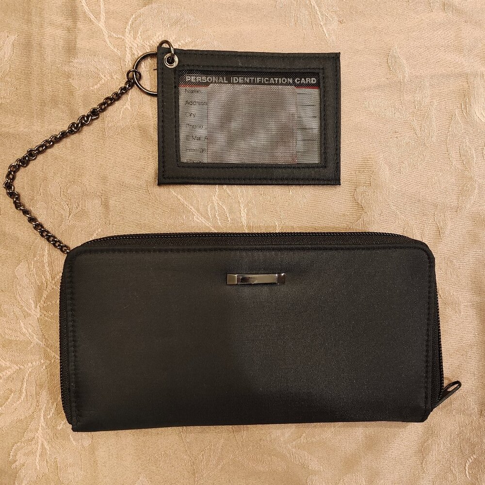 Mundi Zip Around Wallet with Chained ID Holder, New With Tags!